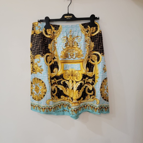 Fendace Barocco Fendi Zucca Monogram Silk Button Up Shirt SOLD OUT everywhere - Picture 9 of 16